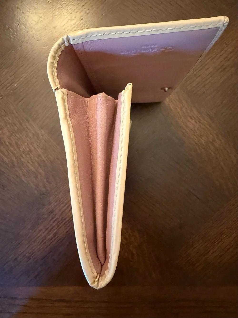 Christian Dior Galliano “2” vintage pink trotter continental wallet Pre-loved